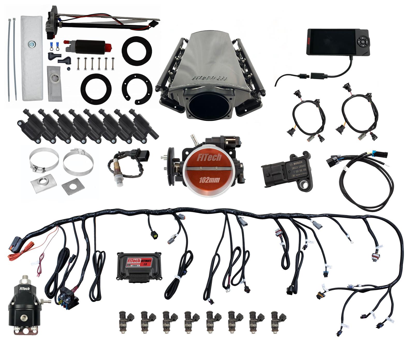 FiTech Ultimate LS EFI 750 HP Fuel Injection Systems 78613