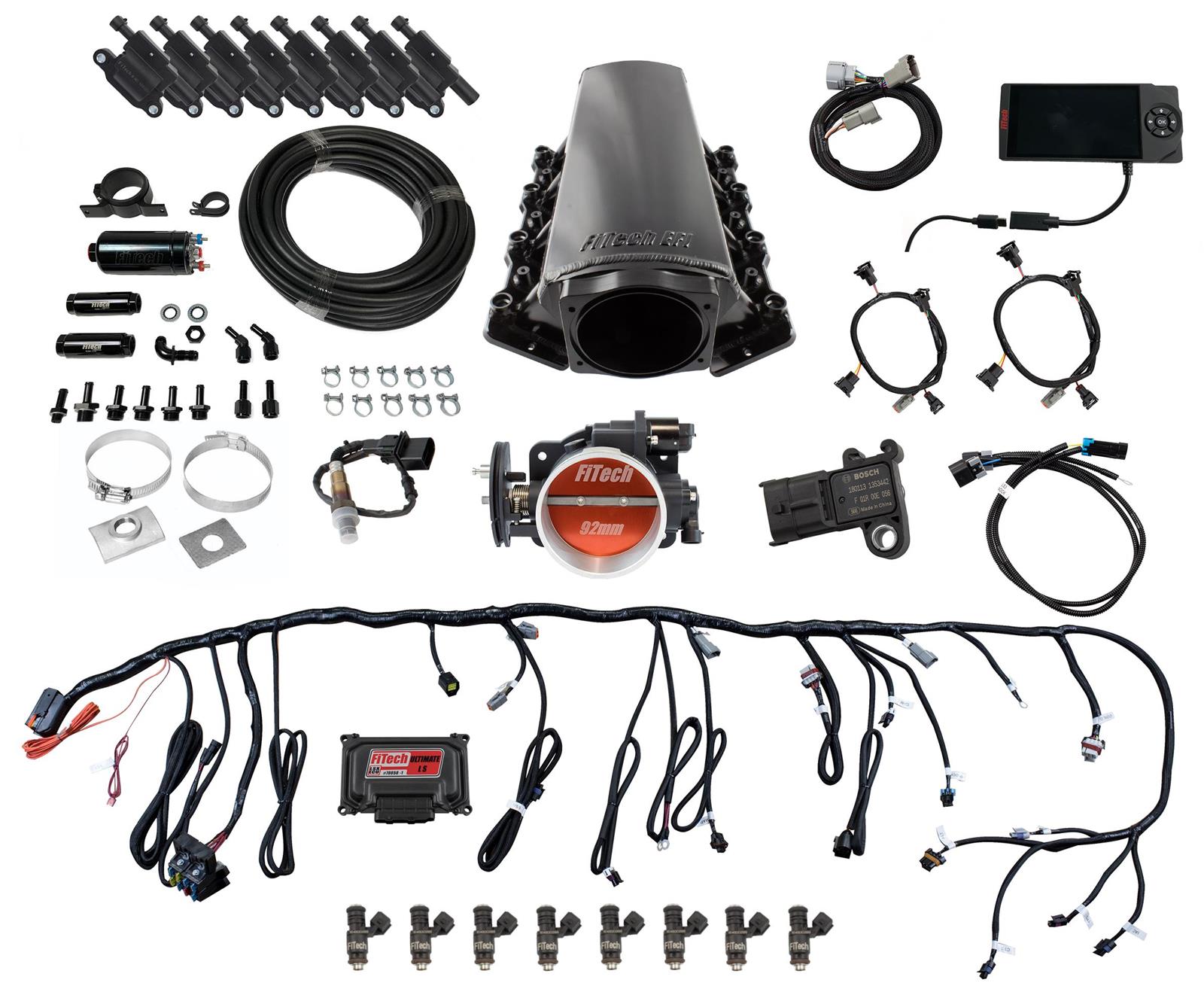 FiTech Ultimate LS EFI 500 HP Fuel Injection Systems 79102
