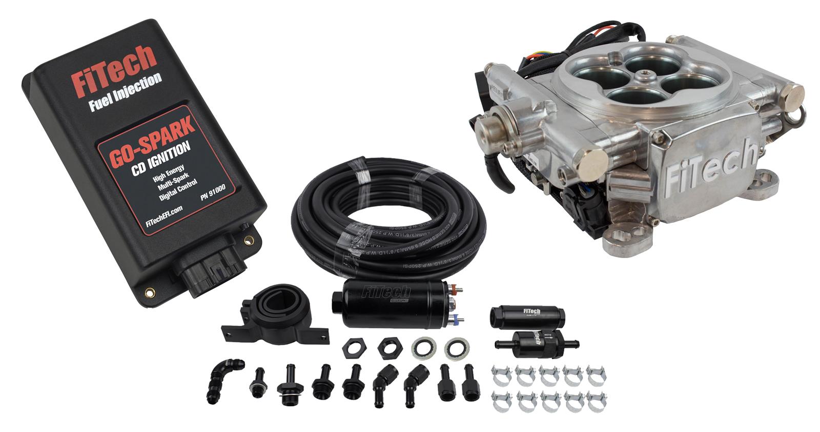 FiTech Go EFI 4 600 HP Self-Tuning Fuel Injection Systems 93101