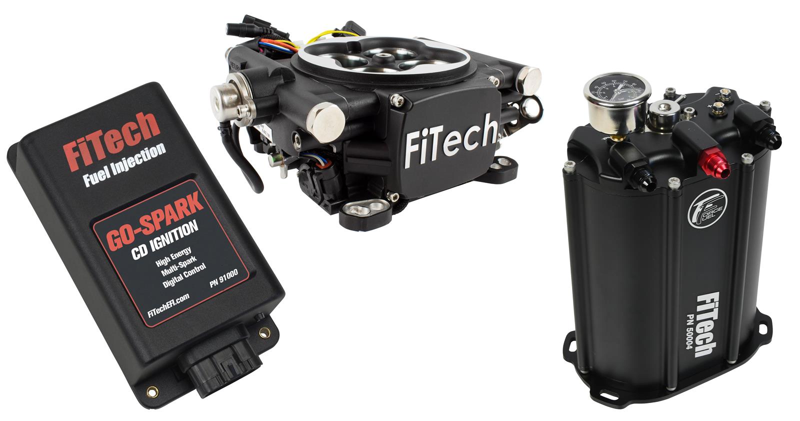 FiTech Go EFI 4 600 HP Fuel Injection Systems with Force Fuel Systems 93502