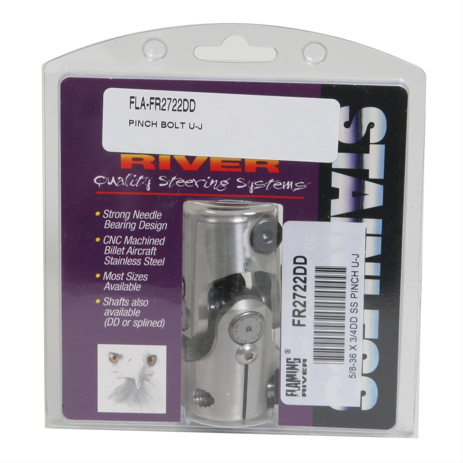 Flaming River Stainless Pinch Bolt U-Joints FR2722DD