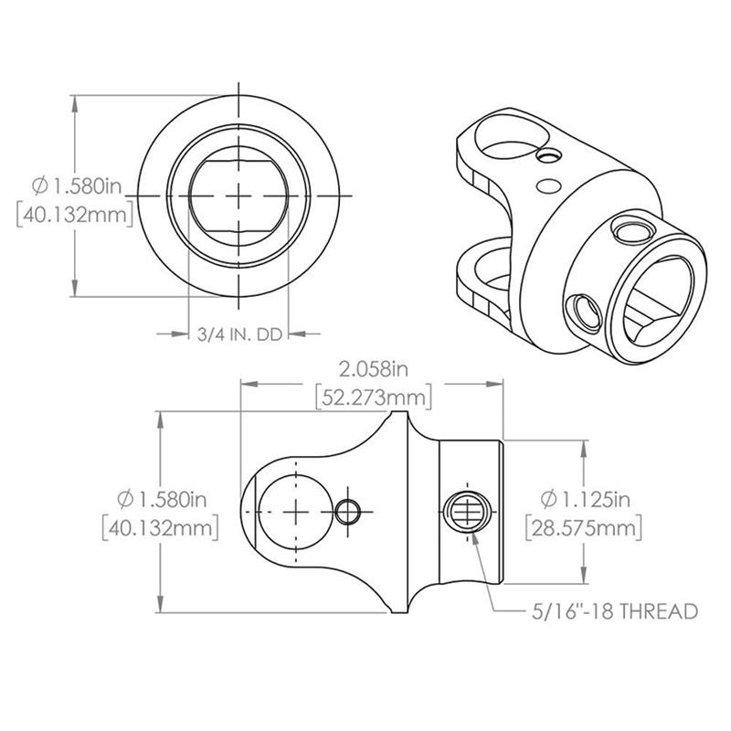 Flaming River Steering U-Joints, Couplers and Rag Joints FR2759DD