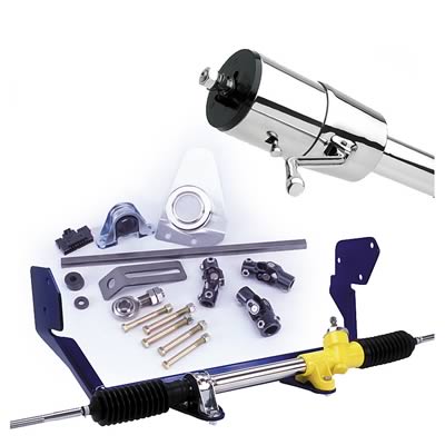 Flaming River 1955-57 Chevy Manual Rack and Pinion Cradle Kits FR310KTPL