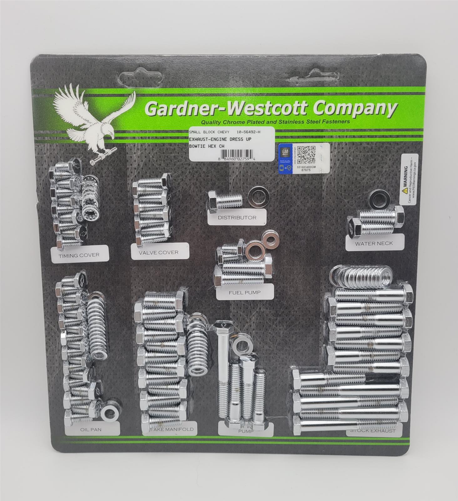 Gardner-Westcott Engine Dress Up Bolt Kits 10-56492-H