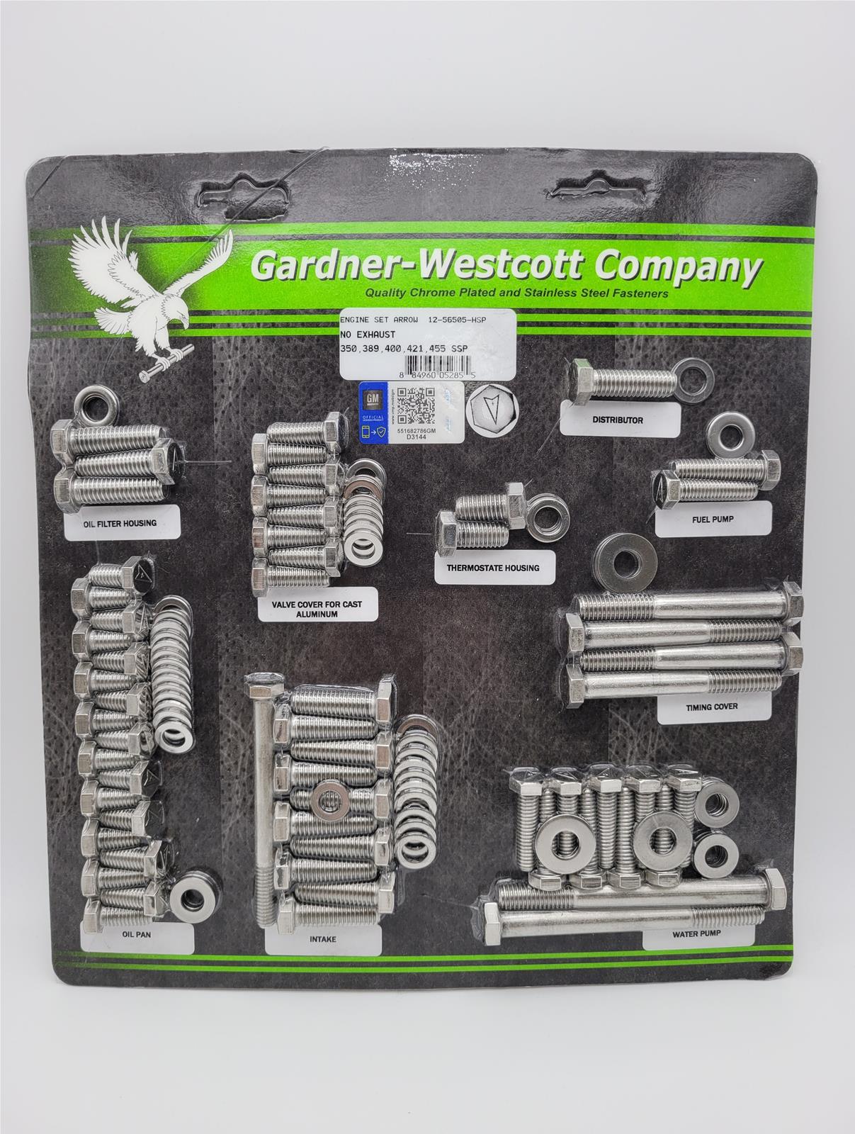 Gardner-Westcott Engine Dress Up Bolt Kits 12-56505-HSP