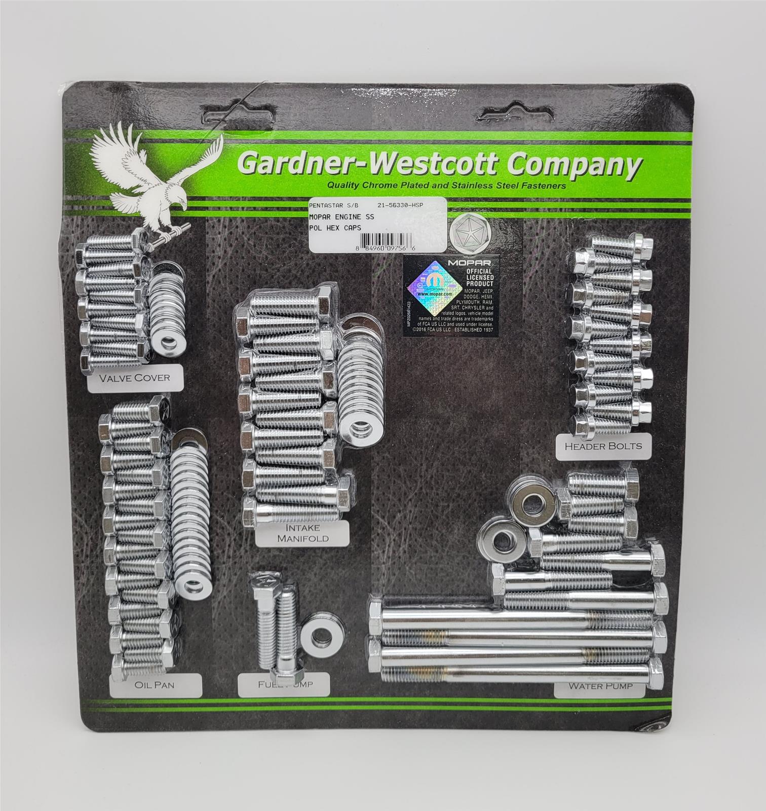 Gardner-Westcott Engine Dress Up Bolt Kits 21-56330-H
