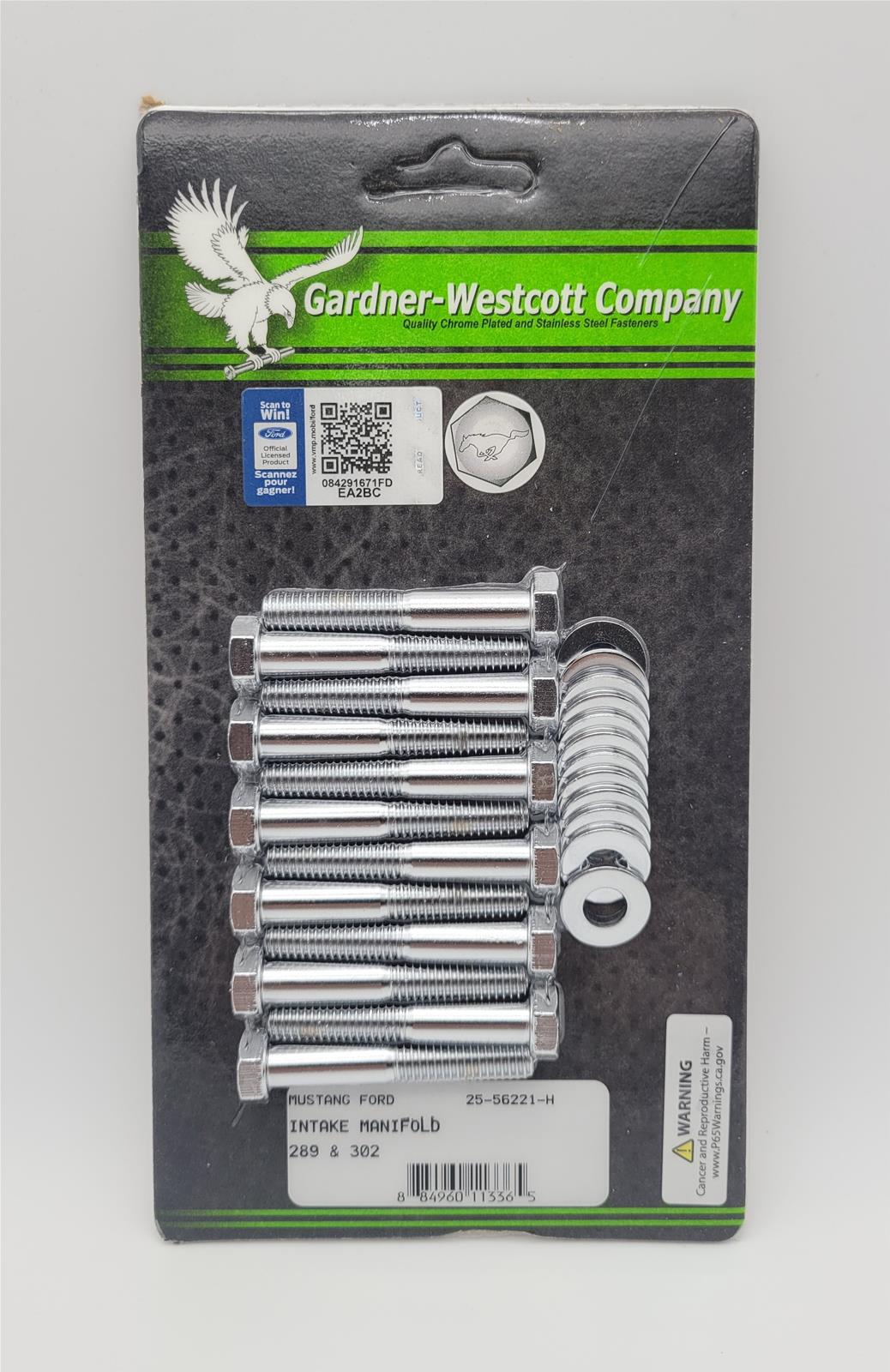 Gardner-Westcott Intake Manifold Bolt Kits 25-56221-H