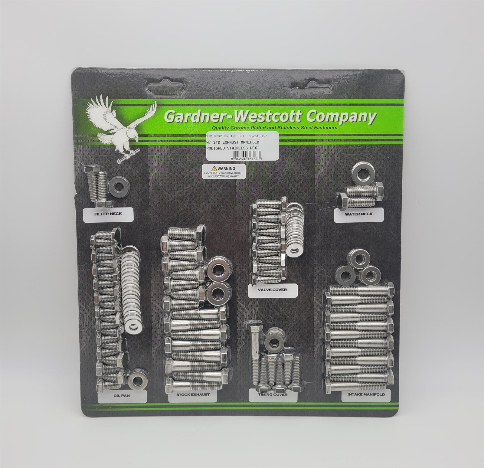 Gardner-Westcott Company Engine Accessory Bolt Kits 56251-HSP