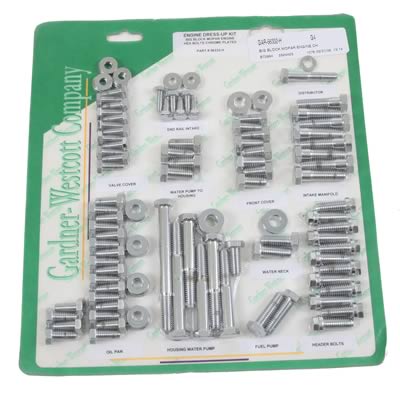 Gardner-Westcott Engine Dress Up Bolt Kits 56332-H