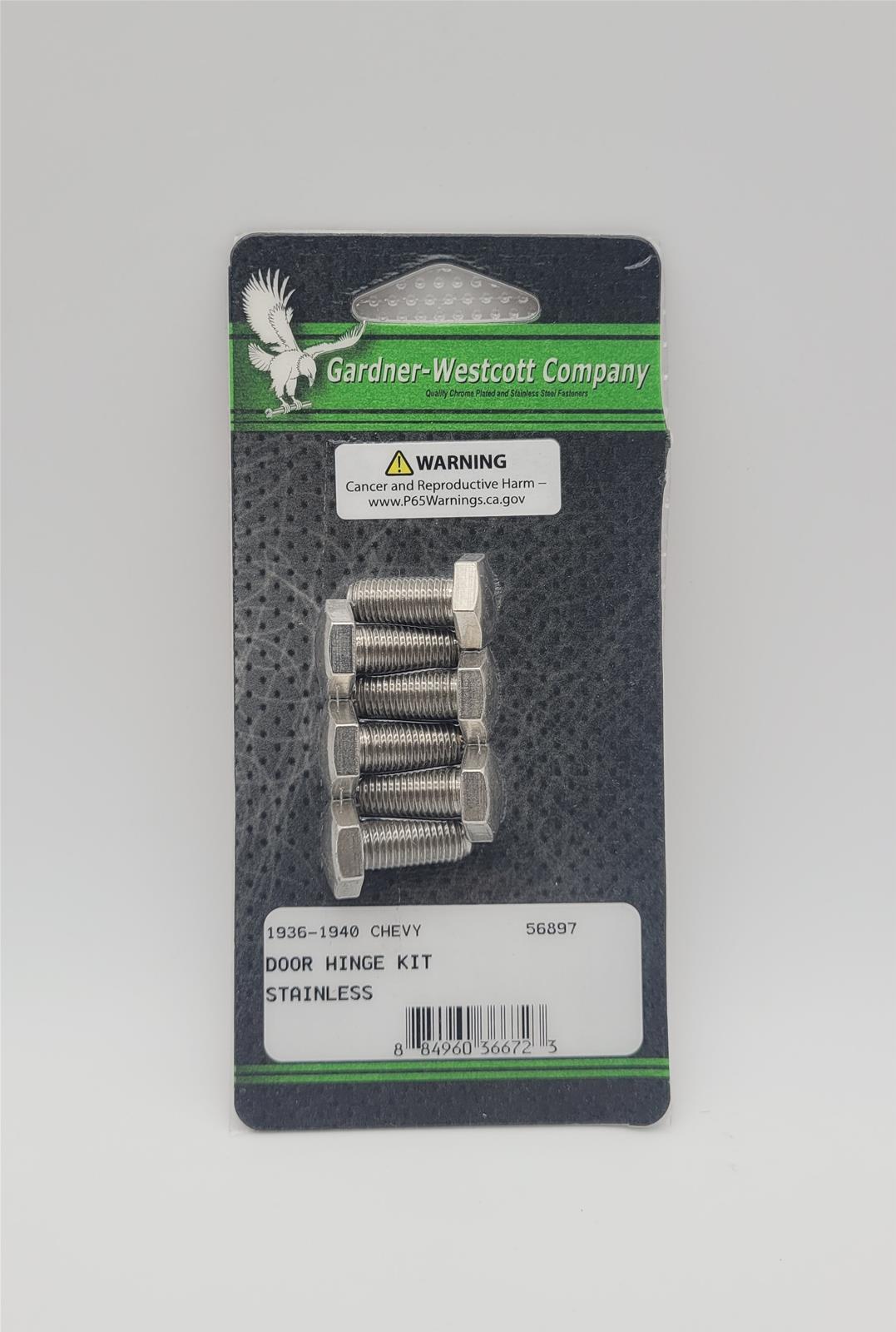 Gardner-Westcott Door Hinge Fasteners 56897
