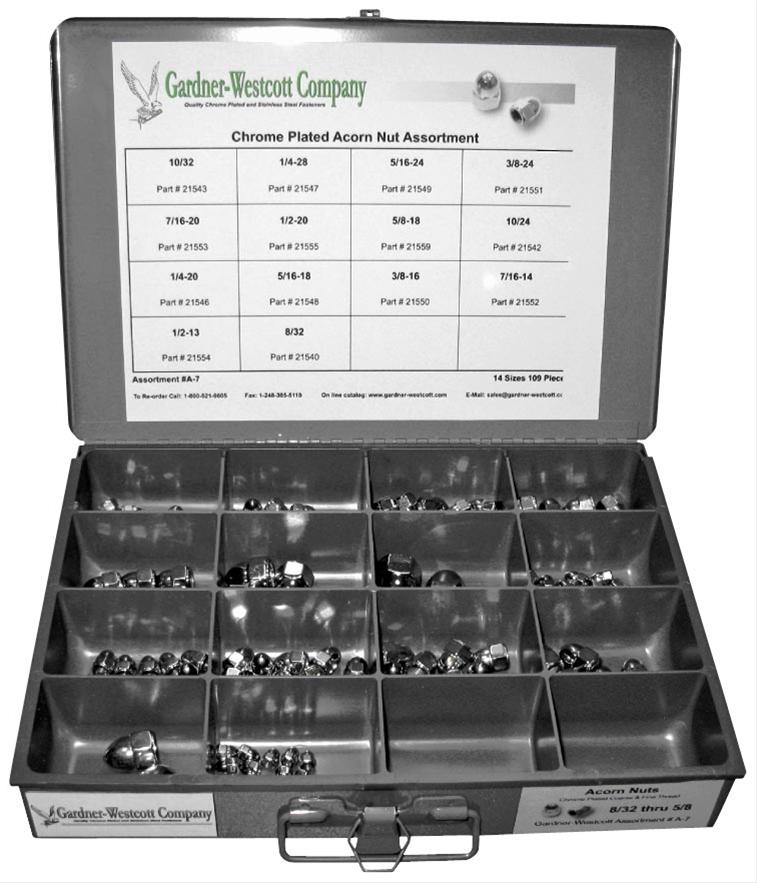 Gardner-Westcott Company Fastener Hardware Assortments A-7