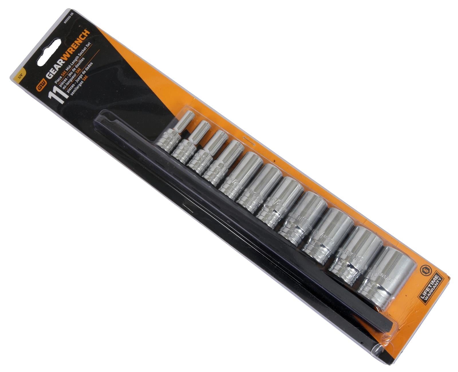 GearWrench Mid-Length Socket Sets 80555S-06