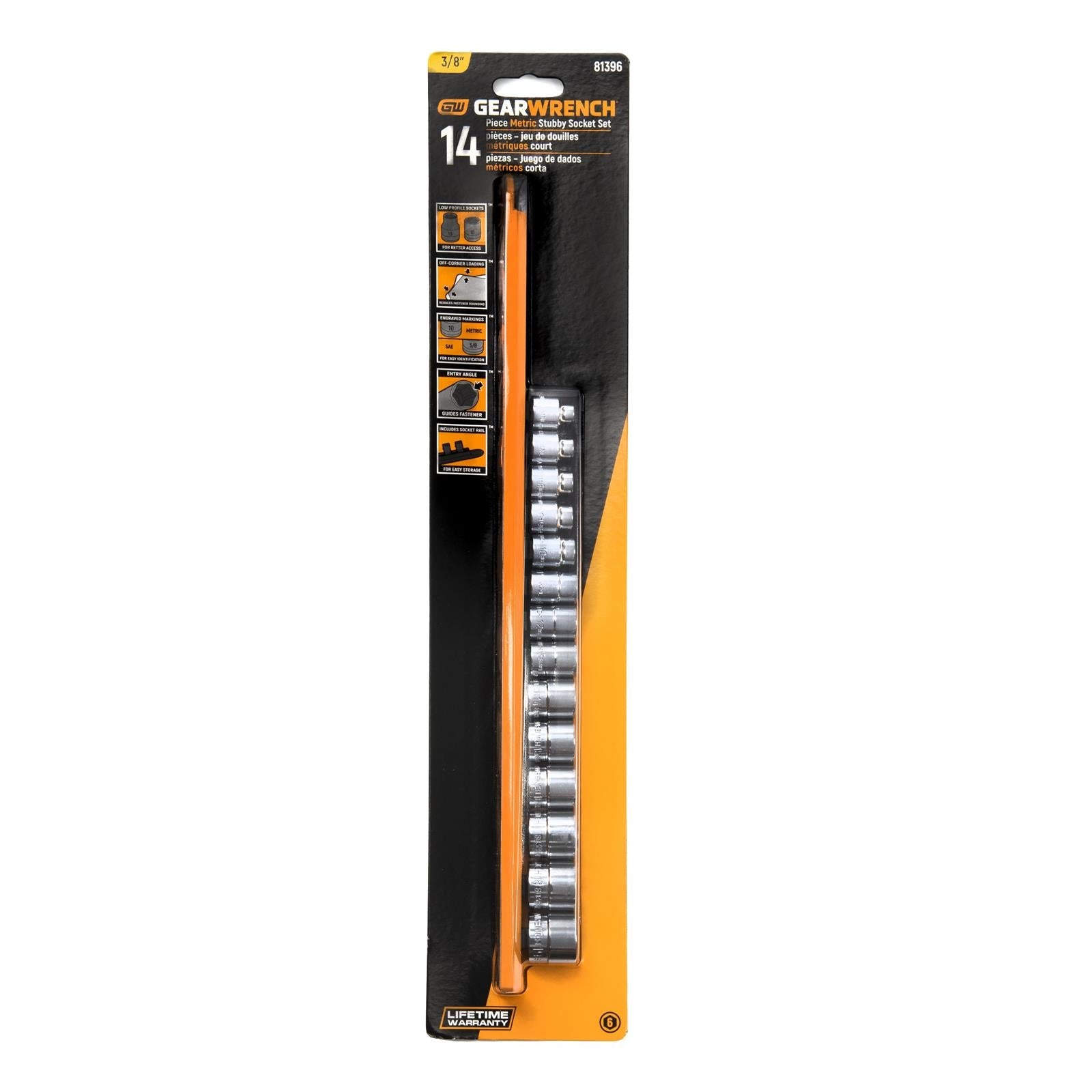 GearWrench Stubby Socket Sets 81396