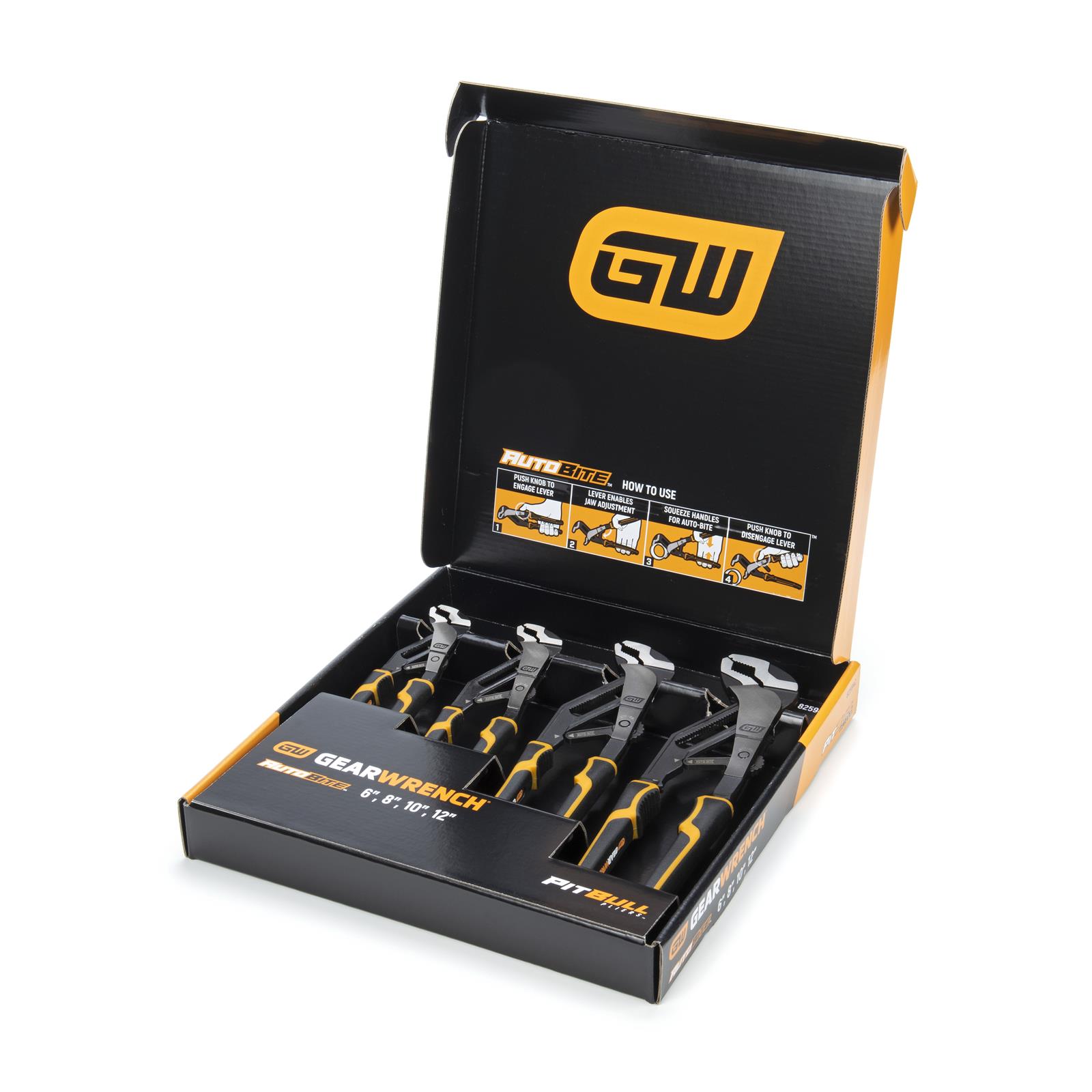 GearWrench Pitbull AutoBite Plier Sets 82594C