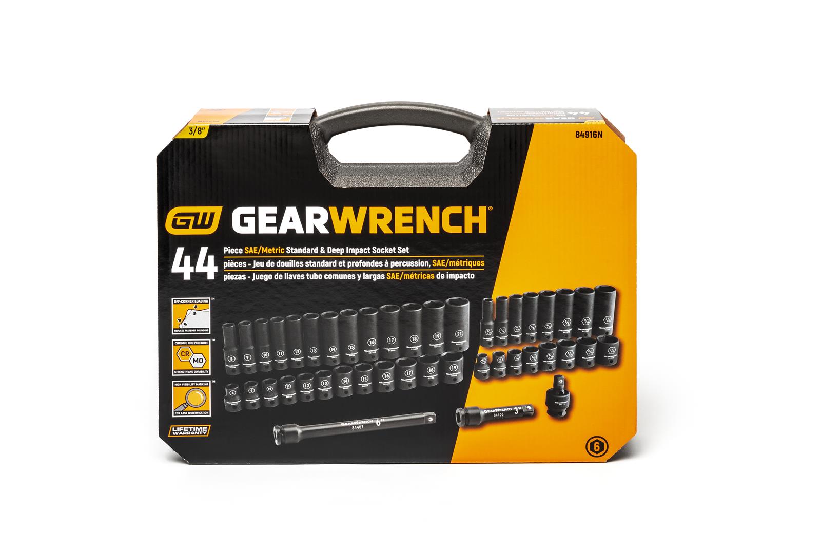 GearWrench Impact Socket Sets 84916N