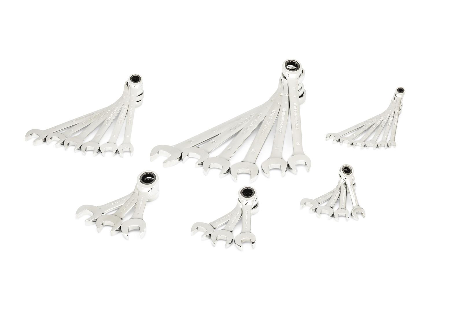 GearWrench Combination Ratcheting Wrench Modular Tool Sets 86527