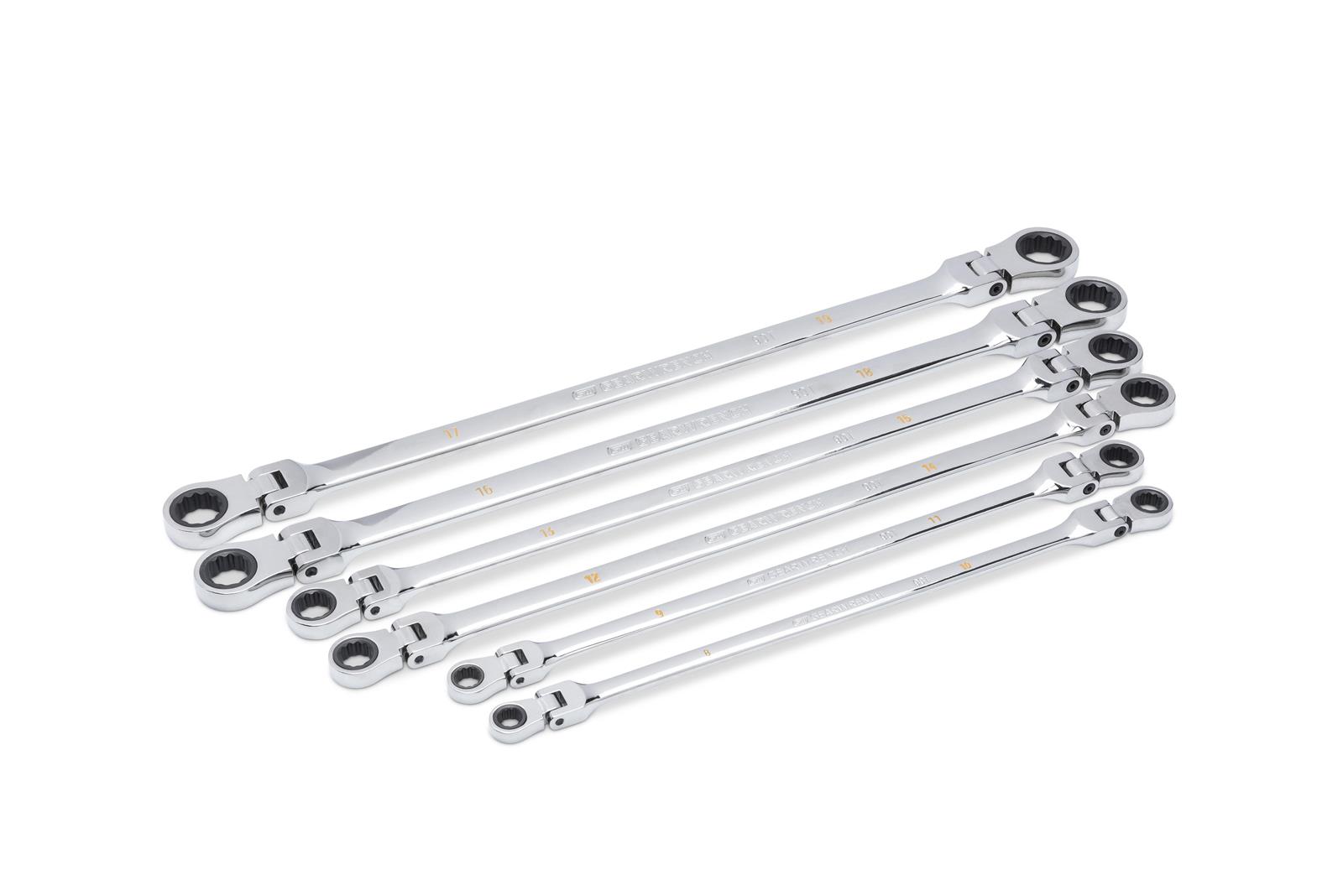 GearWrench 90T GearBox Double Flex Ratcheting Wrench Sets 86830