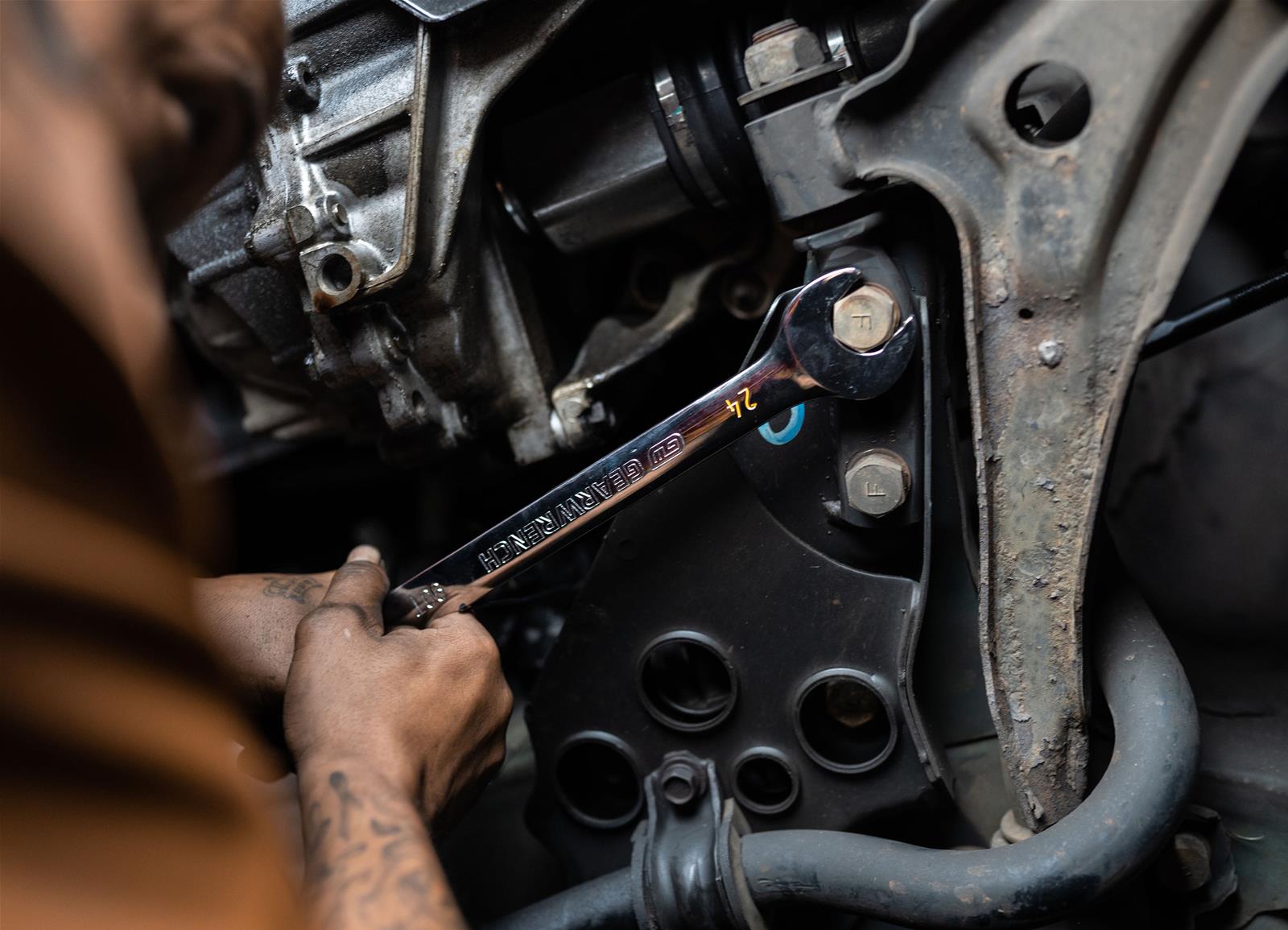 GearWrench 90T Ratcheting Combination Wrenches 86924