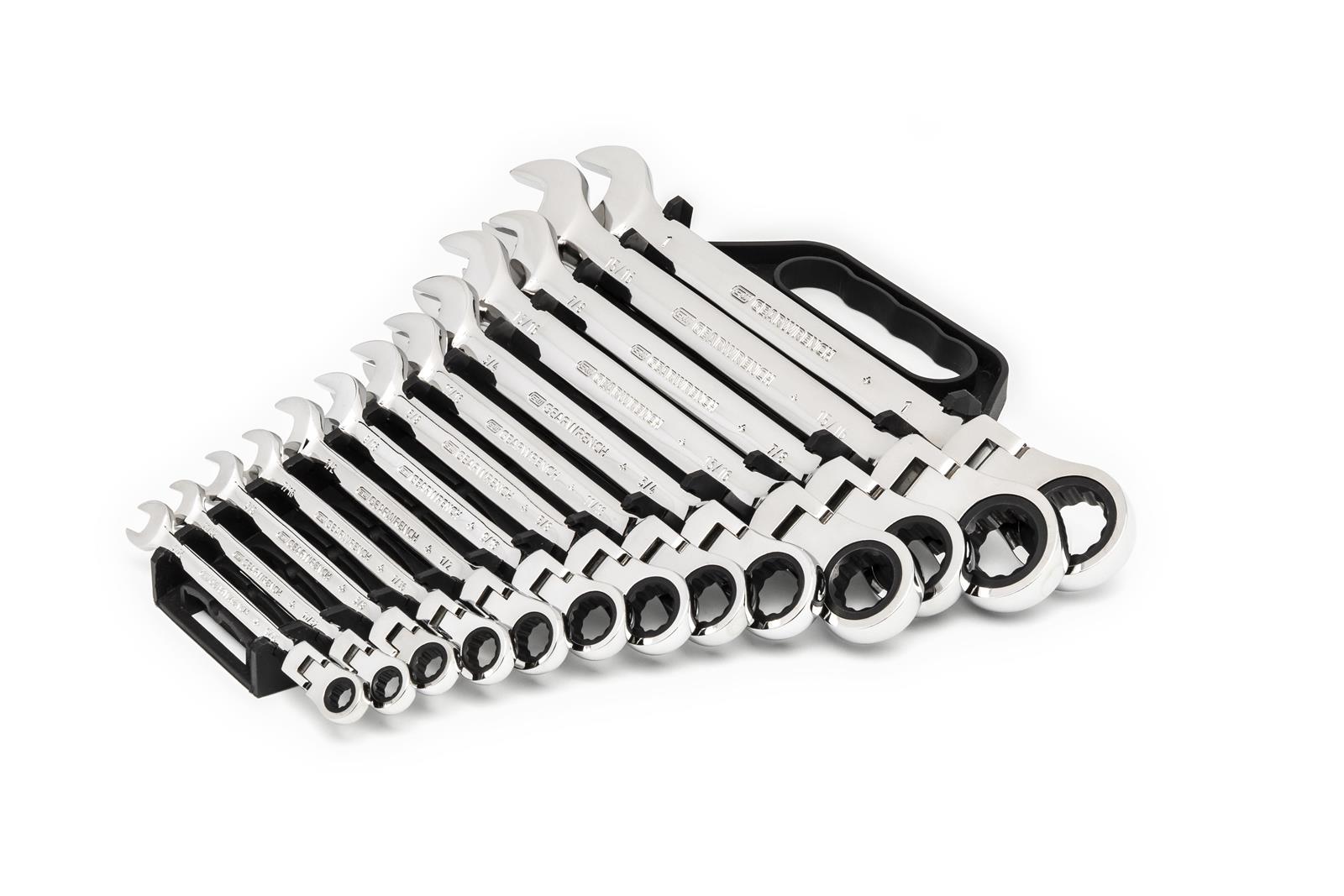 GearWrench Flex Head Ratcheting Combination Wrenches 9702D