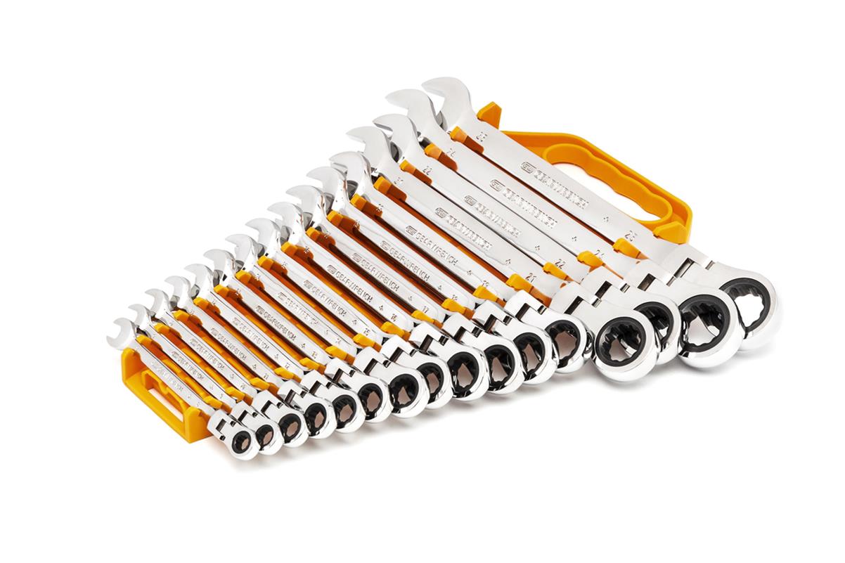 GearWrench Flex Head Ratcheting Combination Wrenches 9902D
