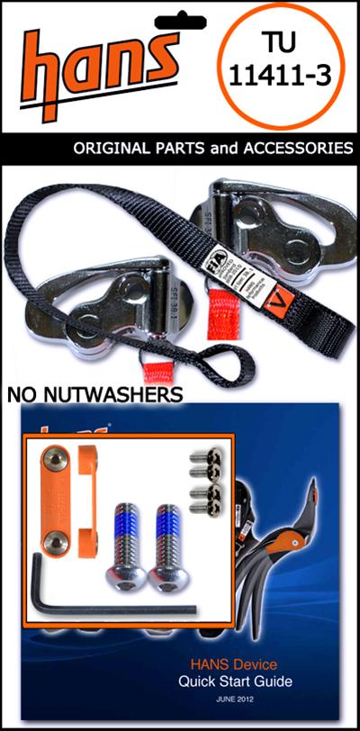 HANS Performance Head and Neck Restraint Parts & Accessories TU 11411.3