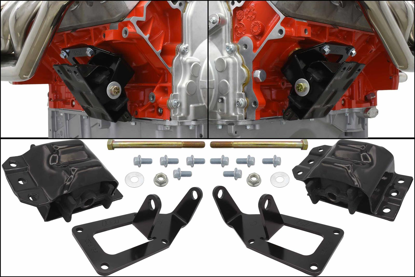 ICT Billet Motor Mount Adapters 5510-KIT002EM
