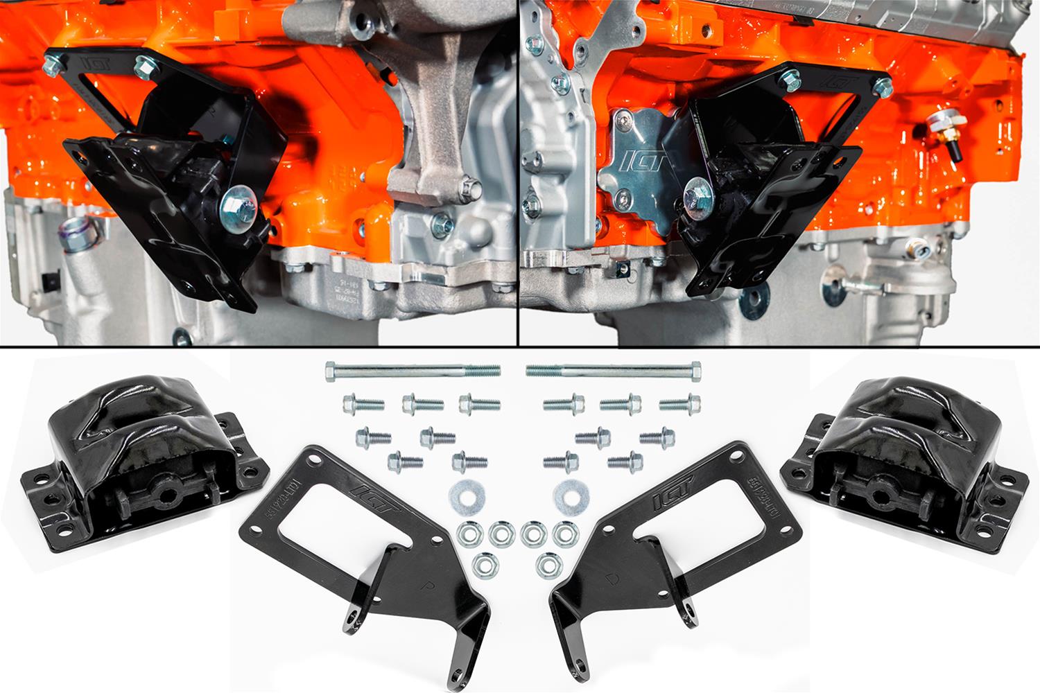 ICT Billet Motor Mounts and Inserts 5510-KIT553EM