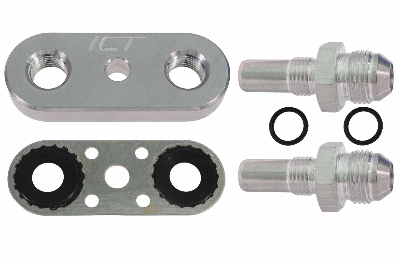 ICT Billet Transmission Line Adapters 551121-8AN