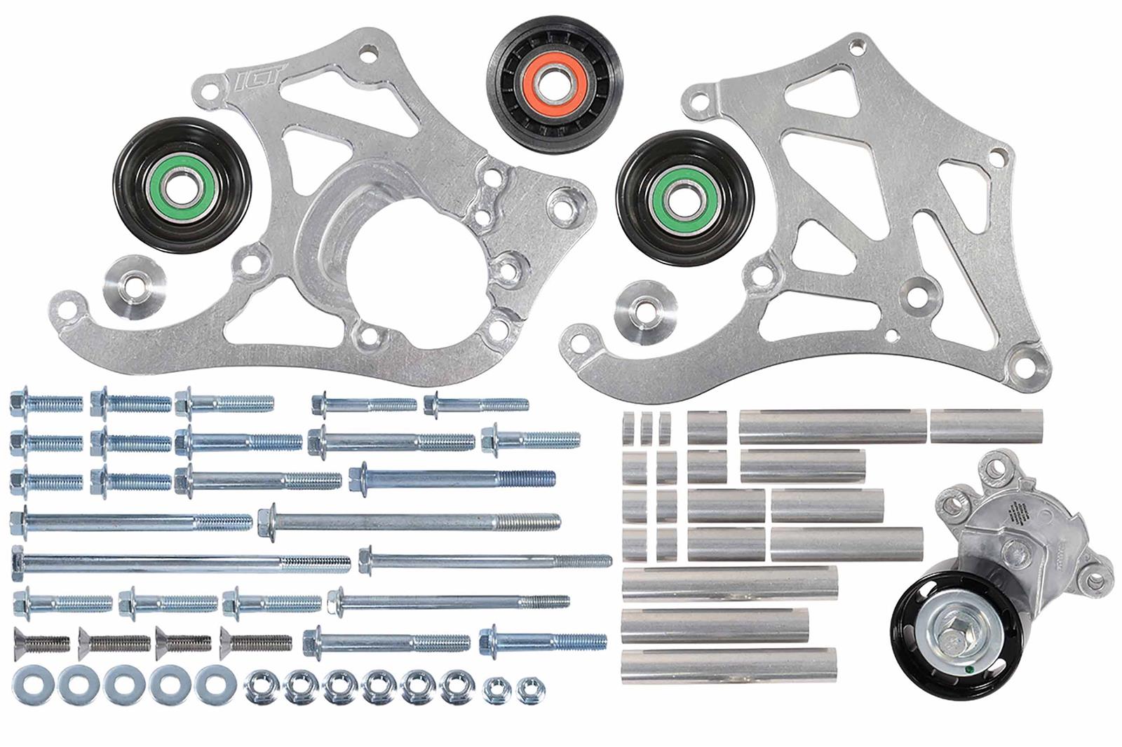 ICT Billet Air Conditioning Compressor Brackets 551135-3-508