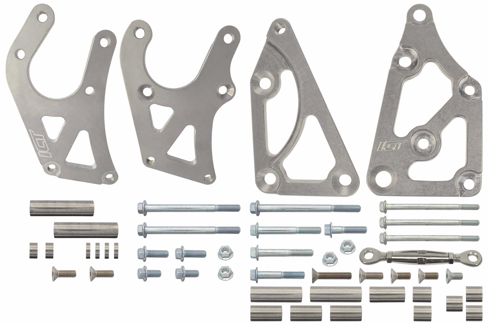 ICT Billet Alternator/Power Steering Bracket Kits 551396LS0-3