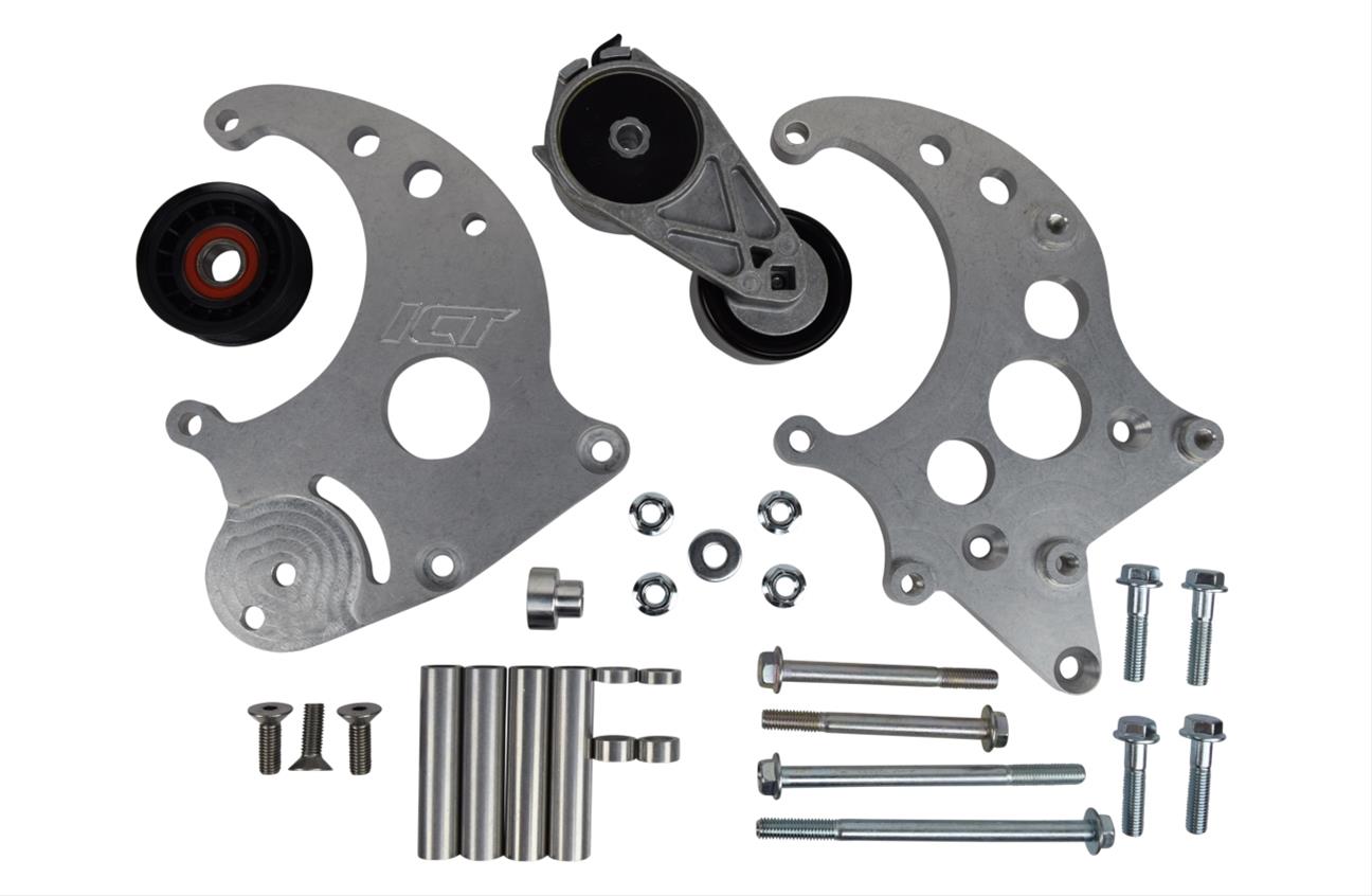 ICT Billet Air Conditioning Compressor Brackets 551474-2