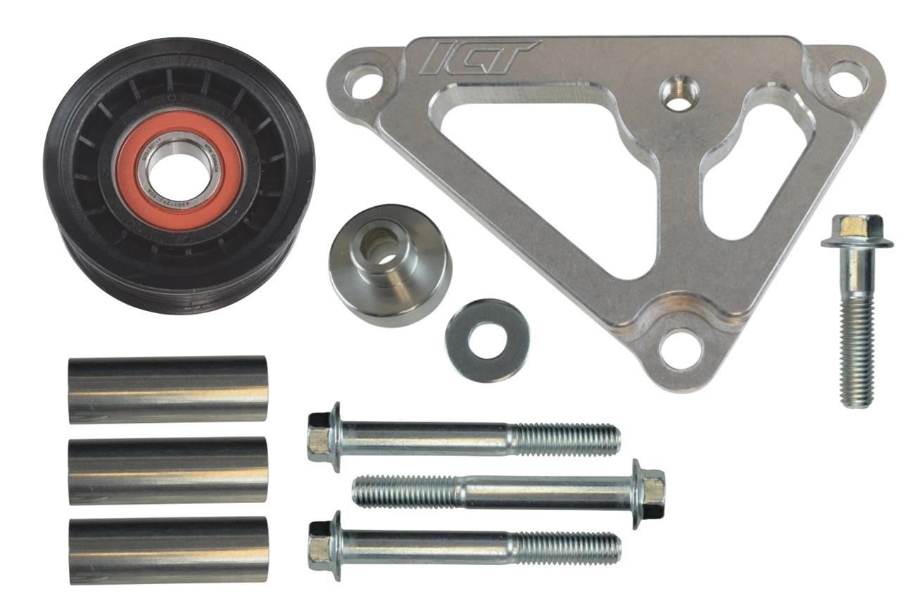 ICT Billet Idler Pulley Relocation Brackets 551776-1