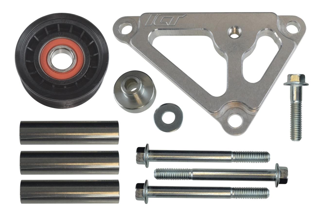 ICT Billet Idler Pulley Relocation Brackets 551776-2