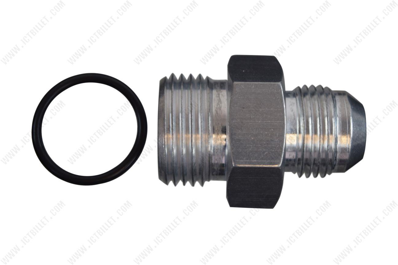 ICT Billet AN to Straight Thread O-Ring (ORB) Adapter Fittings AN920-10-12A