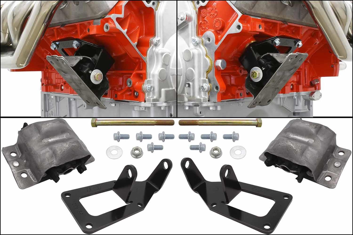 ICT Billet Motor Mounts and Inserts EM-LS-GBDY1