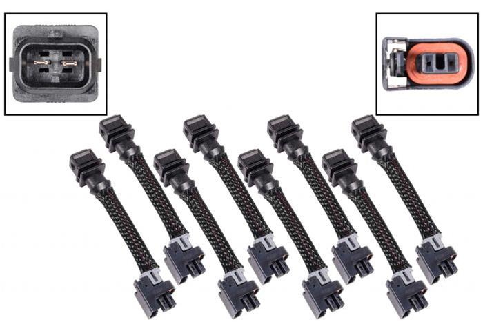 ICT Billet Fuel Injector Plug Adapters WAINJ30