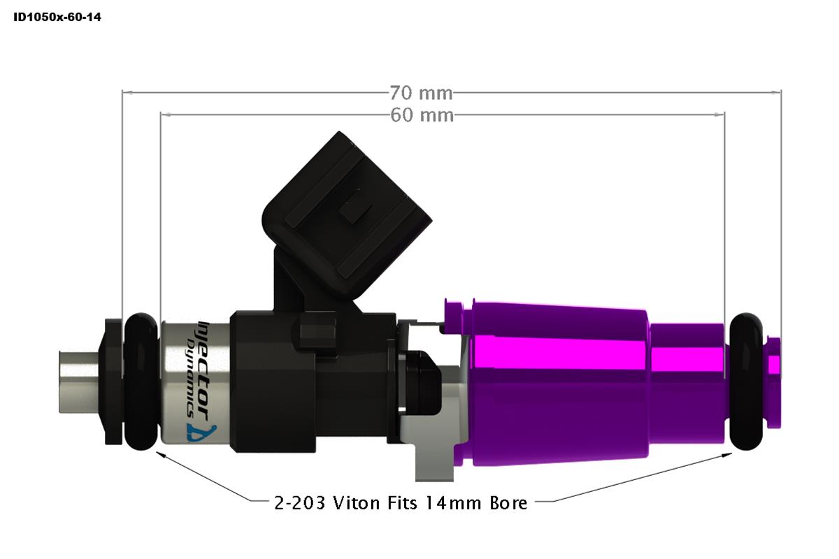 Injector Dynamics ID1050x Fuel Injectors 1050.60.14.14.2