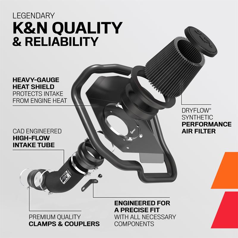 K&N Blackhawk Cold Air Intake Kits 71-3535