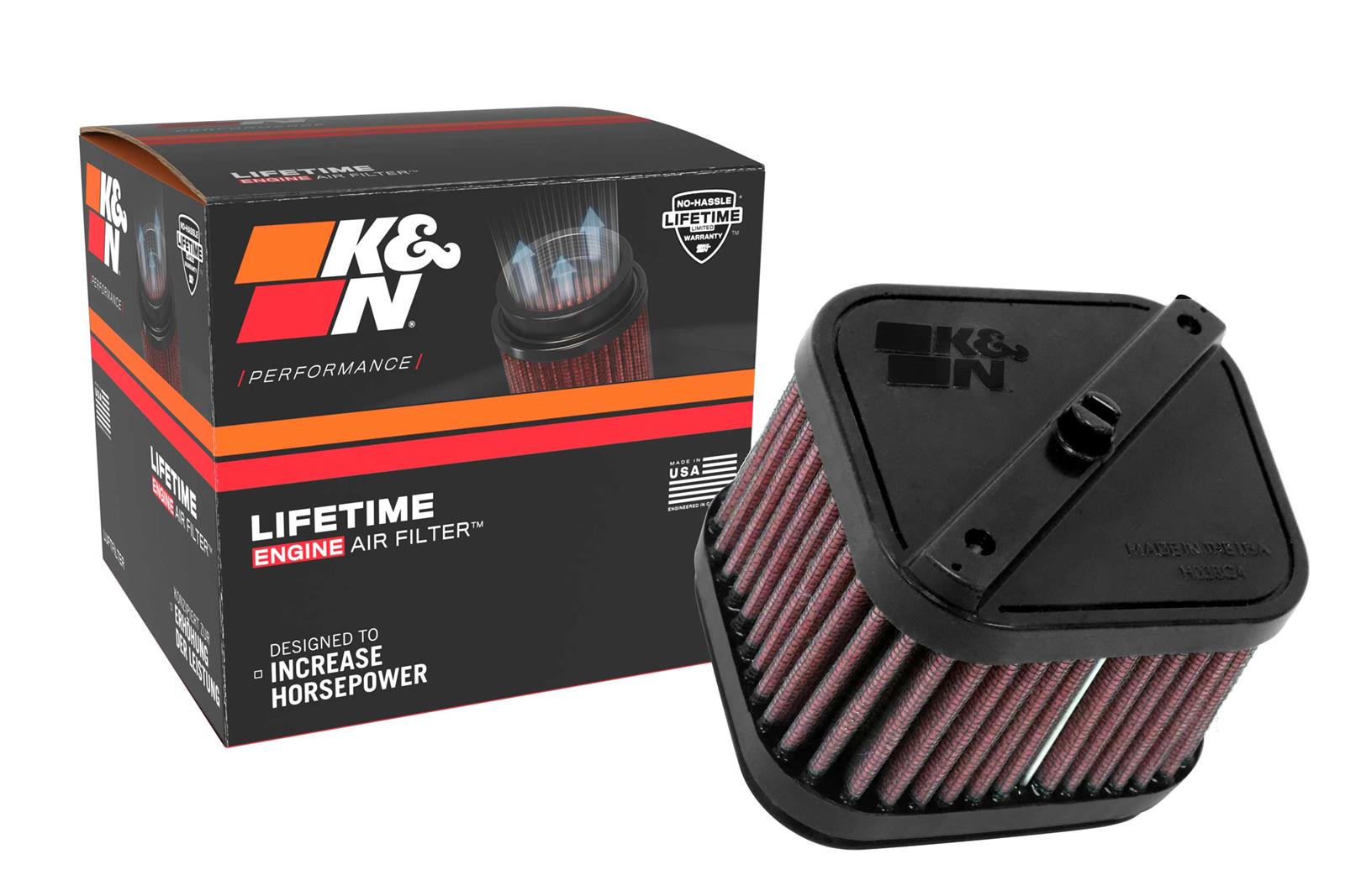K&N Powersports Performance Air Filters HA-2519XD