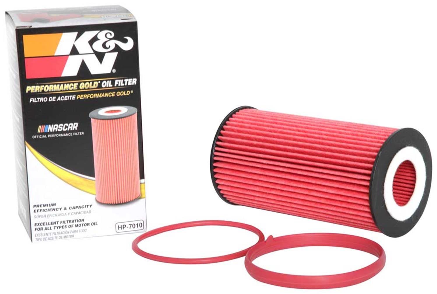 K&N Performance Gold Oil Filters HP-7010