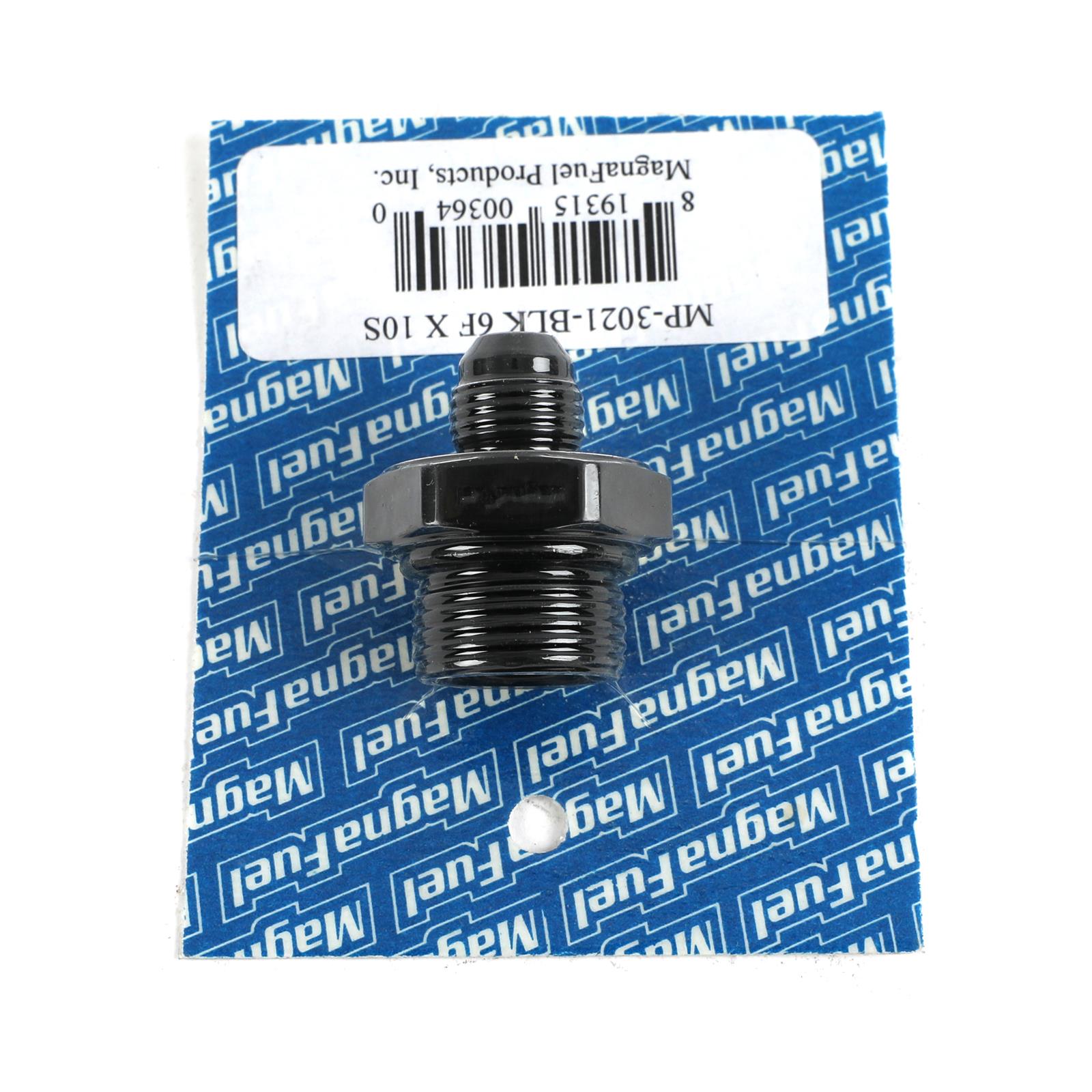 MagnaFuel AN Flare-to-Straight Adapters MP-3021-BLK
