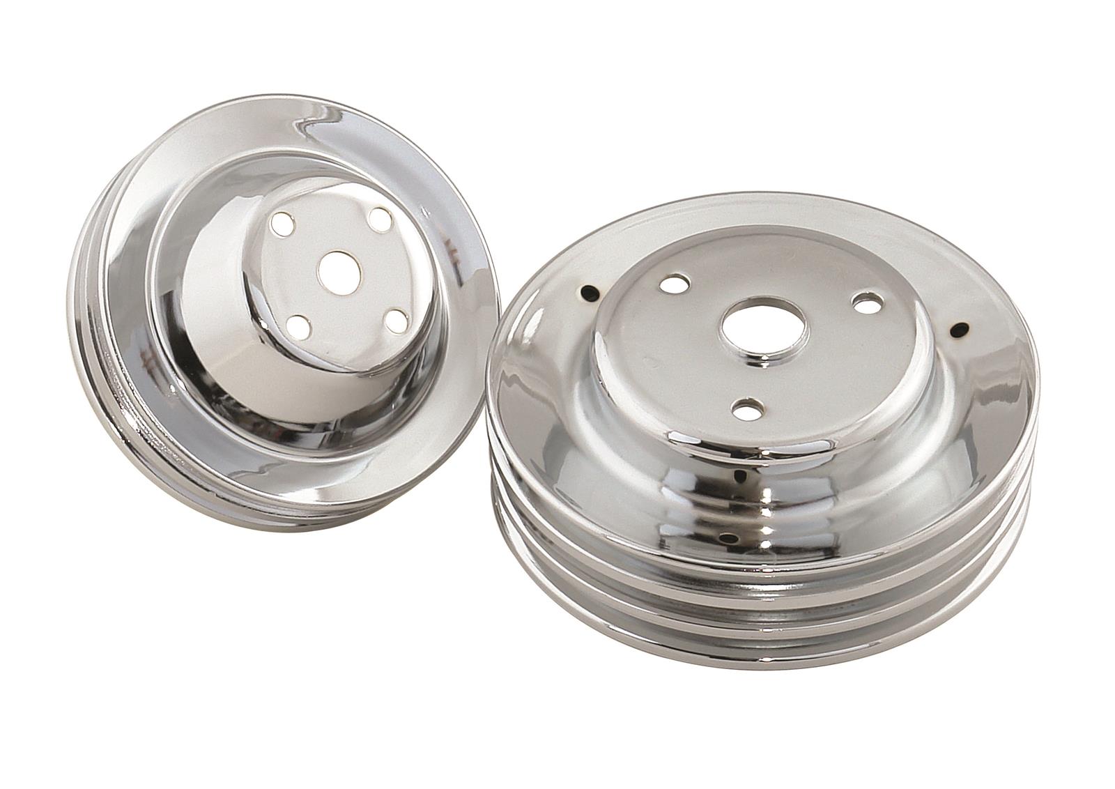 Mr. Gasket Chrome Water Pump Pulleys 4963
