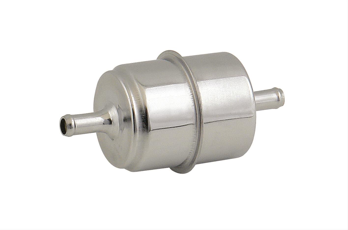 Mr. Gasket Chrome Canister Fuel Filters 9745