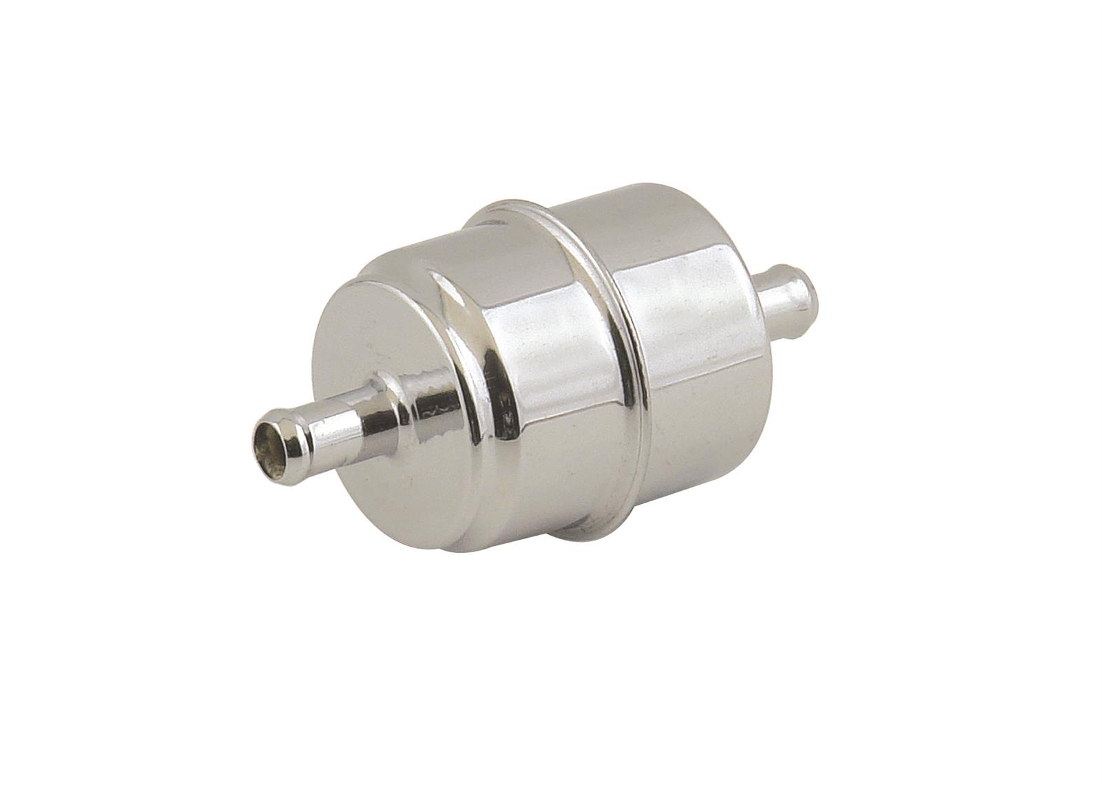 Mr. Gasket Chrome Canister Fuel Filters 9746