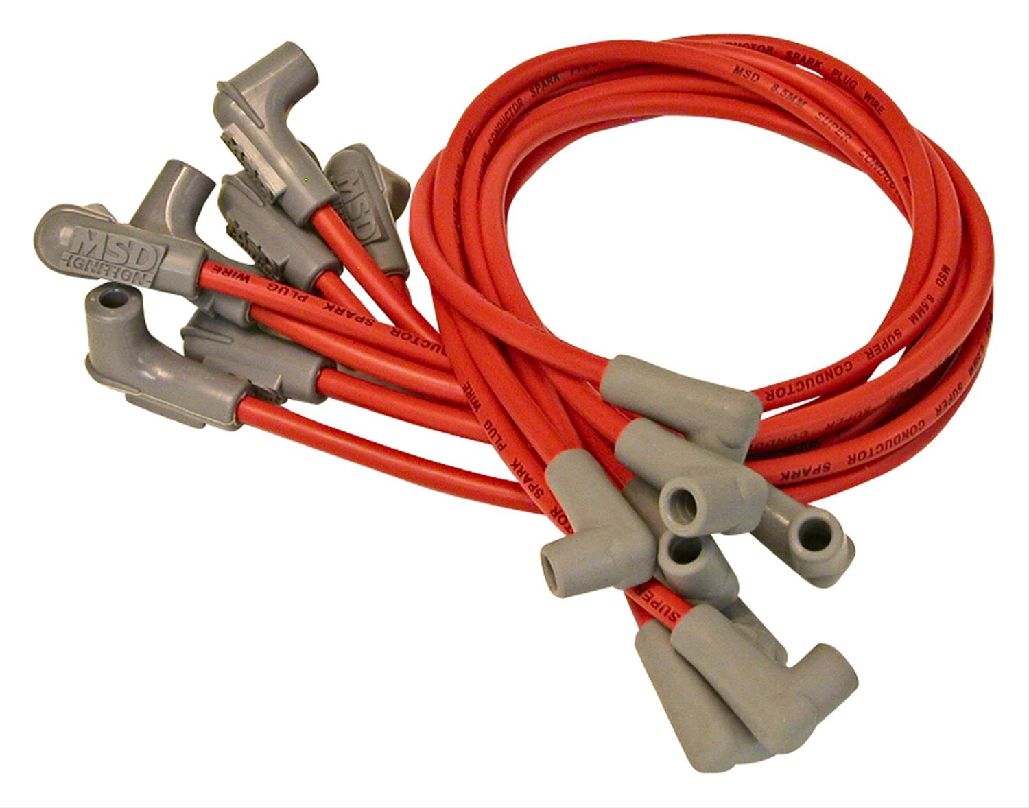 MSD 8.5mm Super Conductor Spark Plug Wire Sets 30829