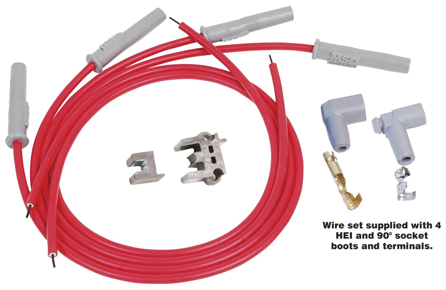 MSD 8.5mm Super Conductor Spark Plug Wire Sets 31159