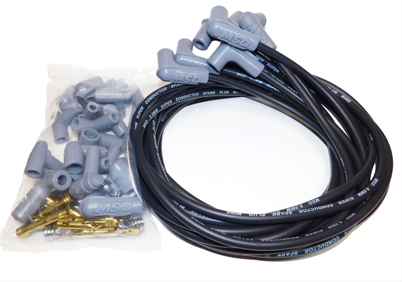 MSD 8.5mm Super Conductor Spark Plug Wire Sets 31233