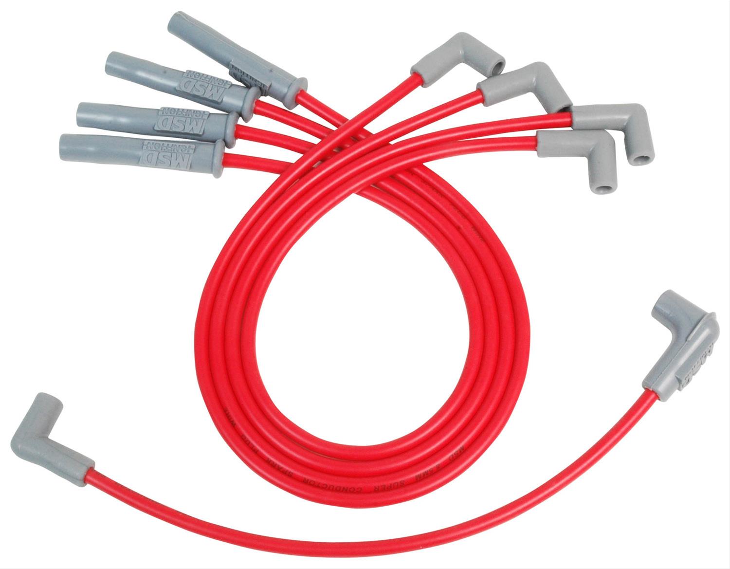MSD 8.5mm Super Conductor Spark Plug Wire Sets 31259
