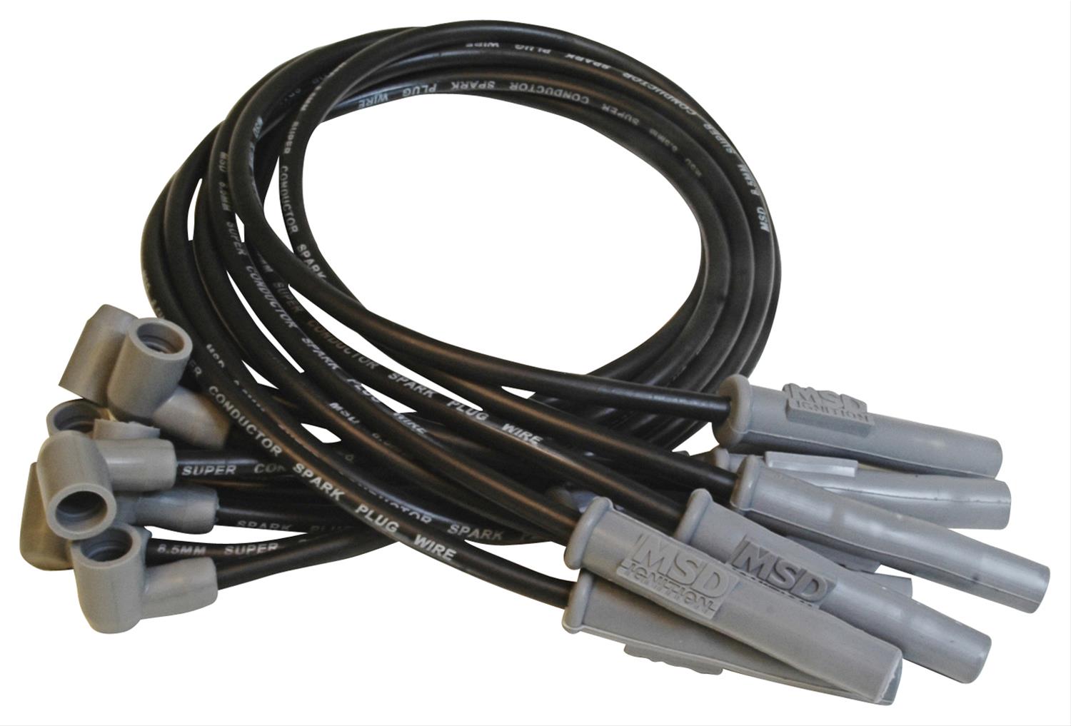 MSD 8.5mm Super Conductor Spark Plug Wire Sets 31383