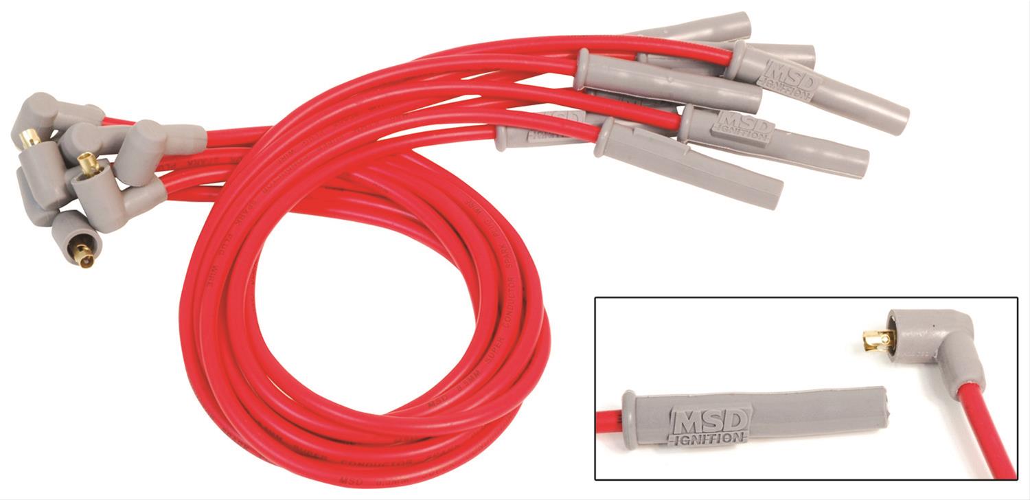 MSD 8.5mm Super Conductor Spark Plug Wire Sets 31389